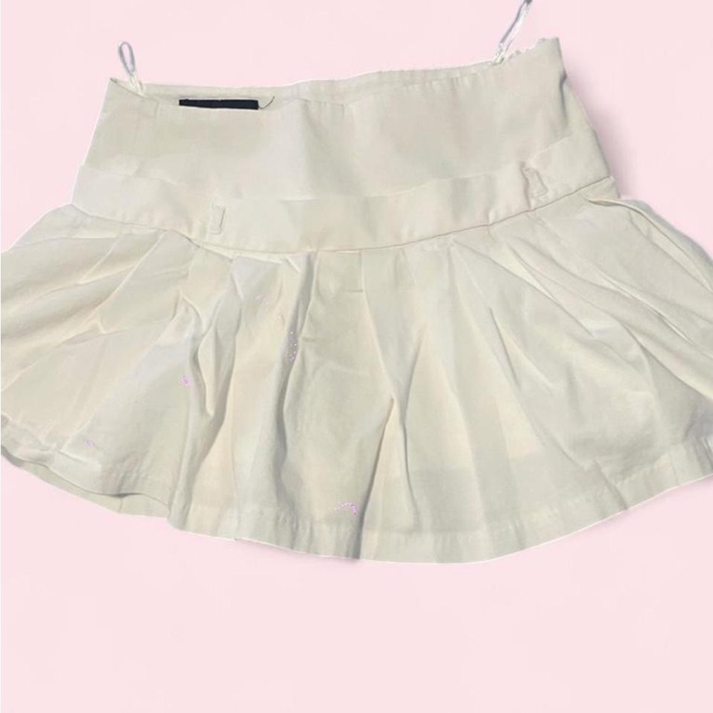 Brand new White zara mini skirt